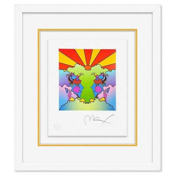 Profile and Sunrise by Peter Max