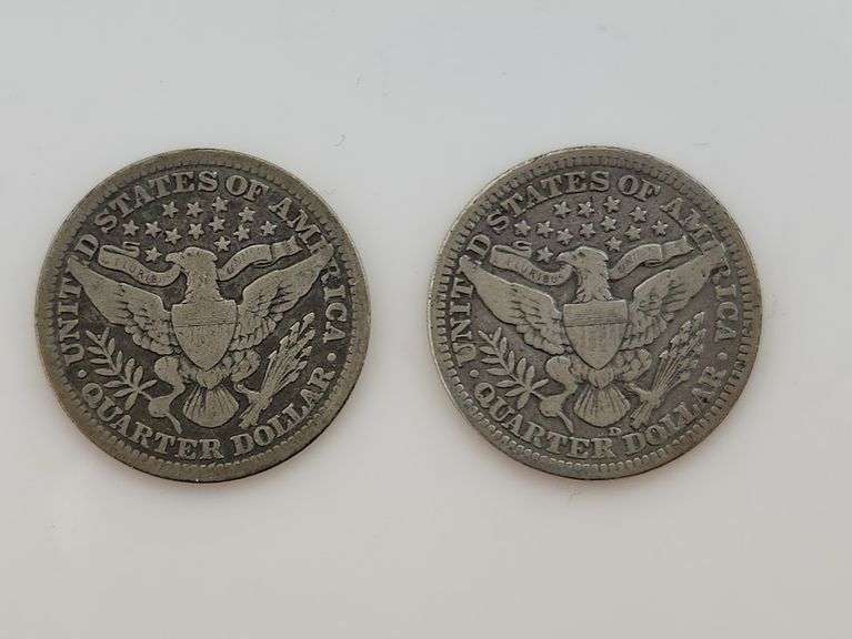 1916 & 1916 D Barber Quarters, Circulated
