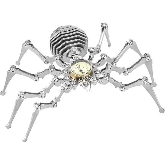 Metal Spider Clock