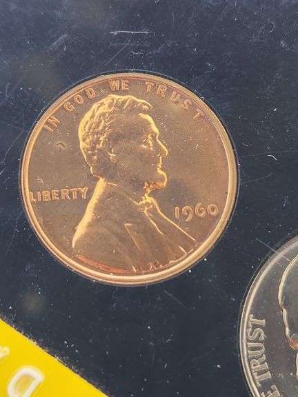 1960 Small Date United States Proof Set - Capital Plastics Case
