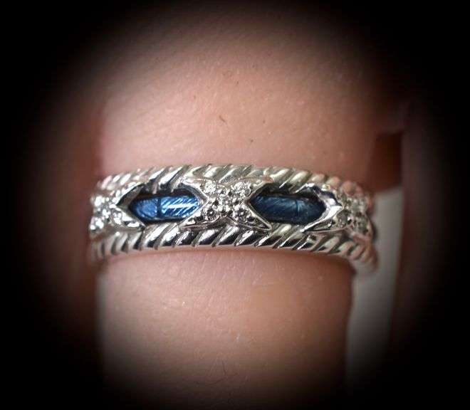 High-End 18K Hidalgo Insert Band Set