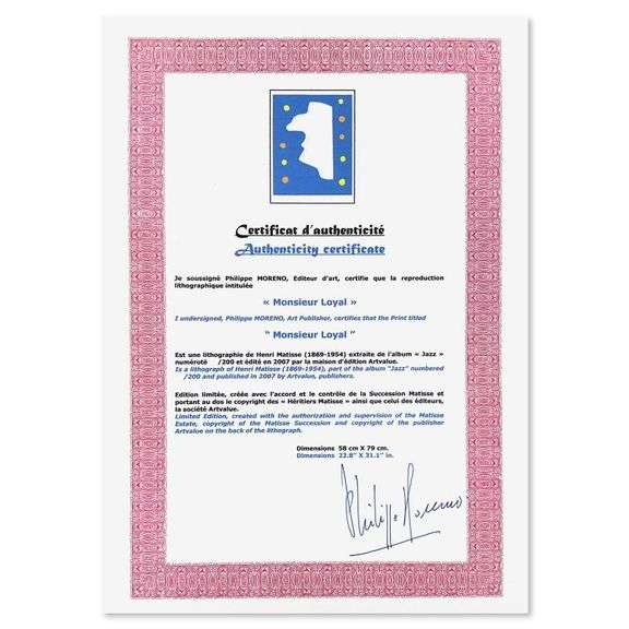 Monsieur Loyal by Matisse