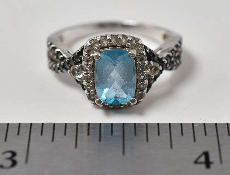 Multi-Gemstone Ring in Sterling Silver