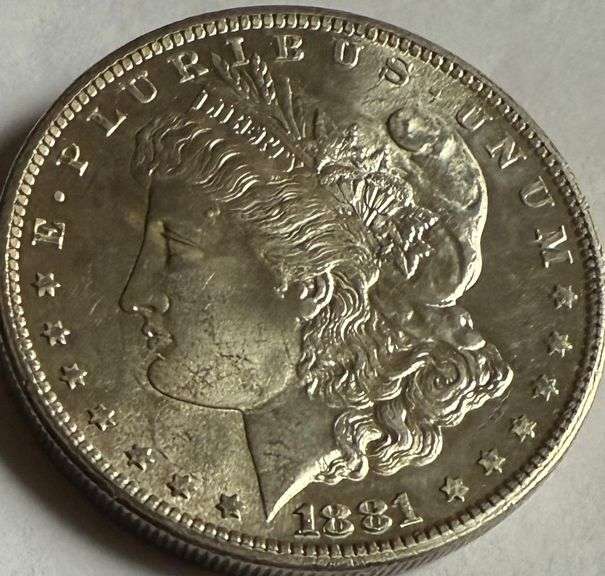 Frosty White BU 1881 S Proof Like Morgan