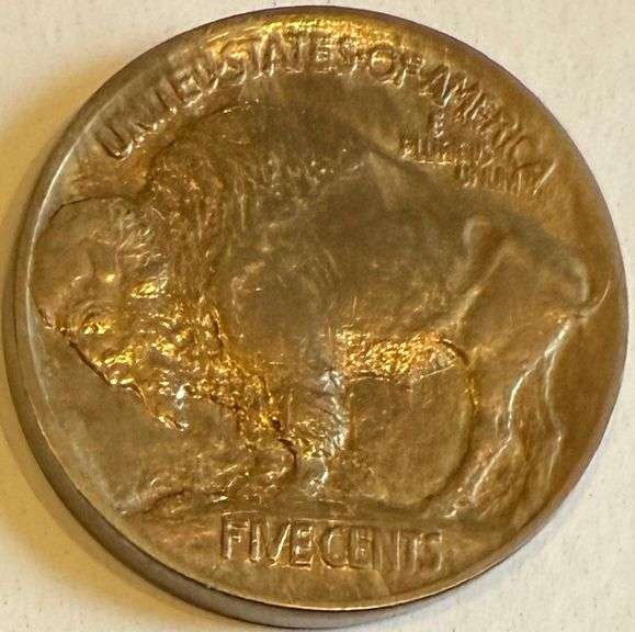 11913 Raised Mound Unc Buffalo Nickel