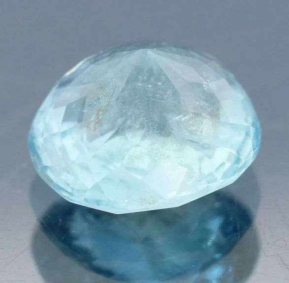 Sky blue! Unheated! 2.85ct Brazilian Aquamarine