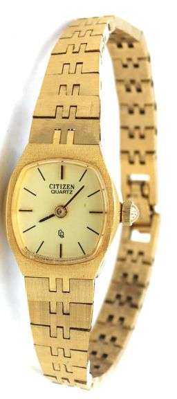 Citizen quartz ladies gold tone watch