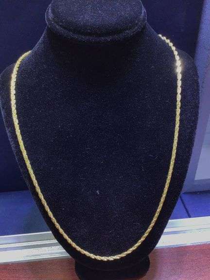 14K YELLOW GOLD ROPE CHAIN