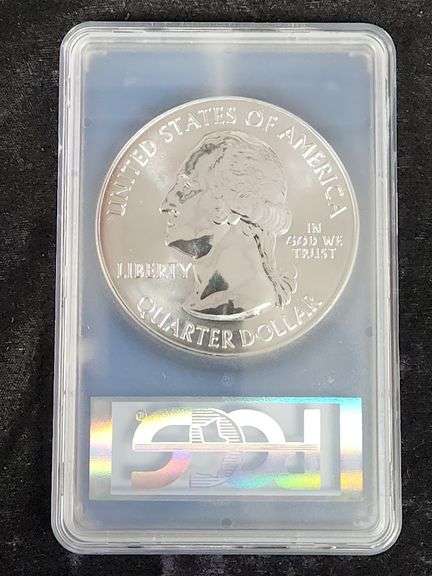 2011 5 OZ. Silver Quarter First Strike - Glacier - MS69PL PCGS