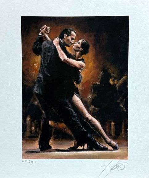 Collectible Hand-Signed Artist Proof Fabian Perez on Paper