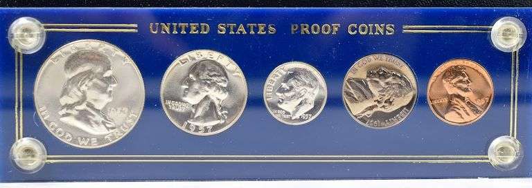 1957 United States Proof Set - Capital Plastics Case