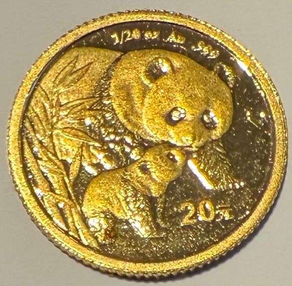 2004 Uncirculated 1/20 th Gold Panda