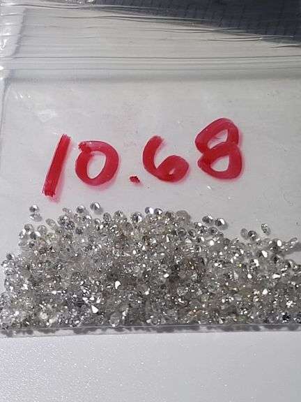 Collector's 10.68 ct natural very fine parcel of diamonds