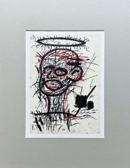 Colorful Jean-Michel Basquiat From 'Symbols and Signs'