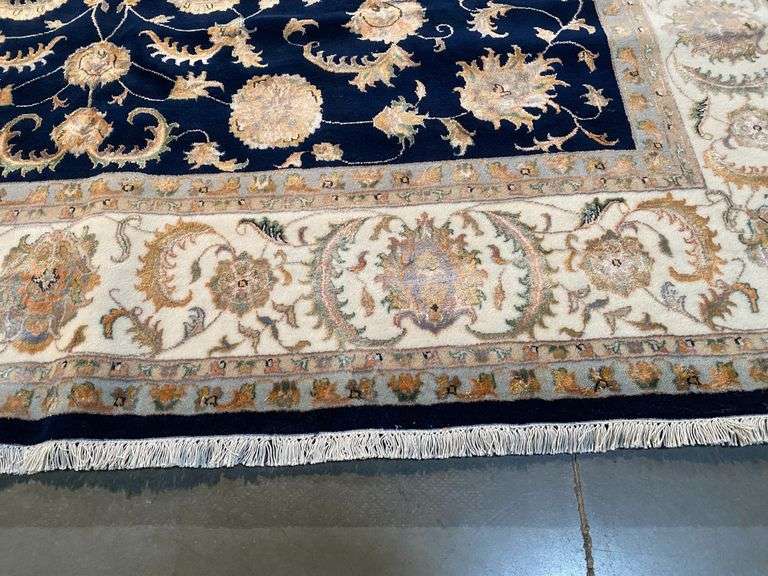 Exquisite Silk & Wool Mahal Design Rug 8x10