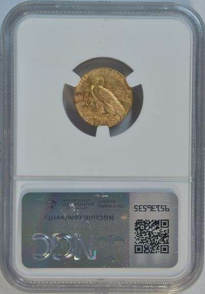Blazing Choice BU 1929 $2.50 Indian Gold Piece. NGC MS63