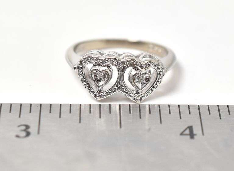 Darling Heart Ring in 10K White Gold