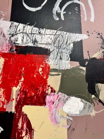 Gestural Art Language Painting