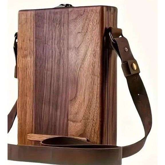 Retro-Style Wooden Writer & Artist Portable Box
