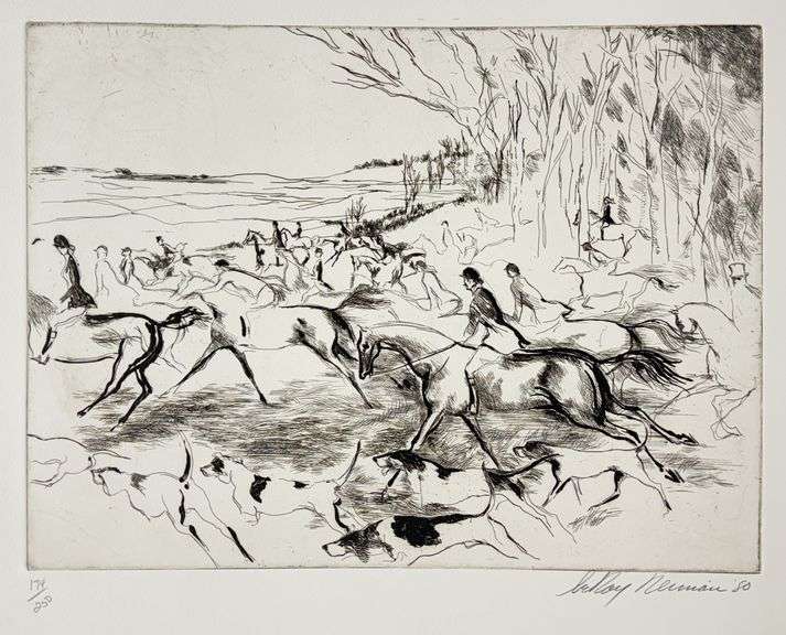 Highly Collectible LeRoy Neiman Signed Etching 1980