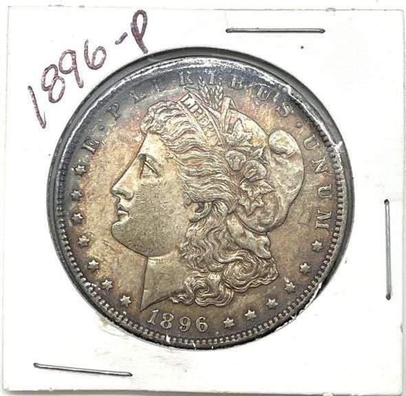Highly Toned  1896-P Morgan Silver Dollar