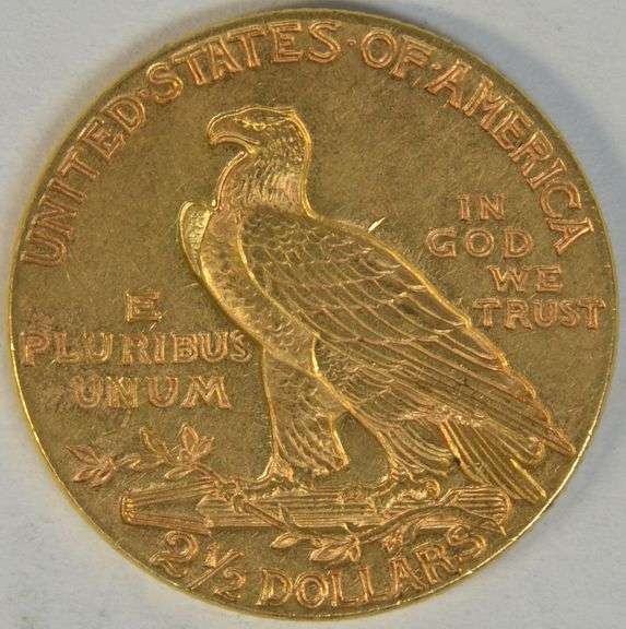Lovely deeply struck 1929 US $2.50 Indian Gold Piece