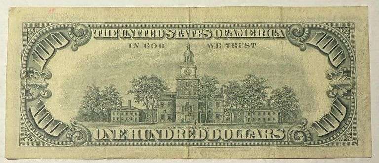 $100 Red Seal 1966 Fowler US Note