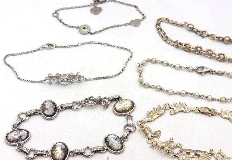 Group lot of Vintage 925 sterling silver earrings