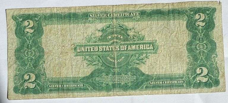 $2 Series of 1899 Silver Certificate