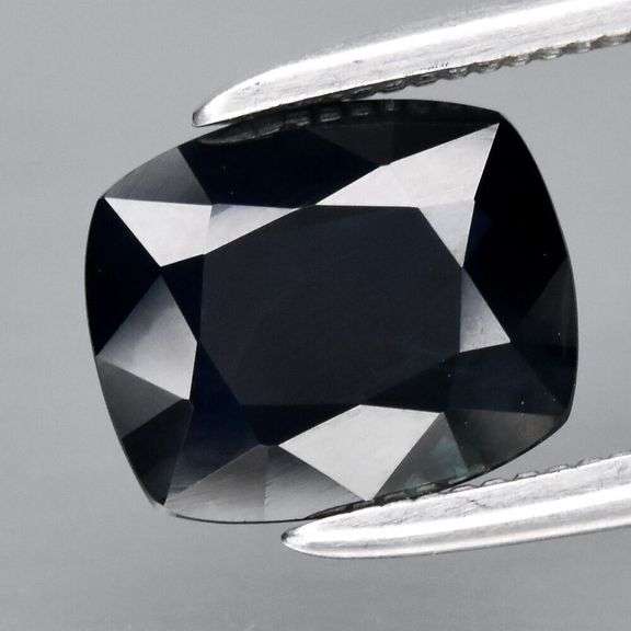 Elegant 1.62ct midnight black Sapphire