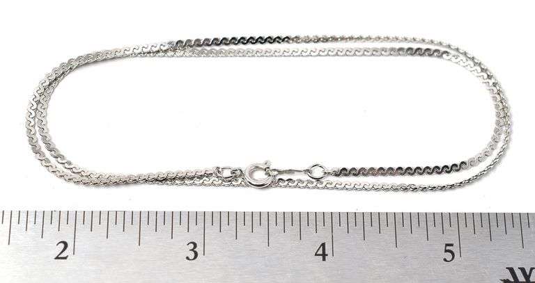 Snake Chain Link in Sterling Silver