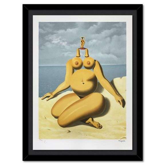 La Race Blanche (The White Race) by Magritte