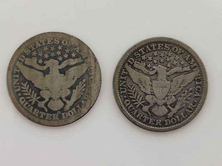 1898 & 1898 O Barber Quarters, Circulated