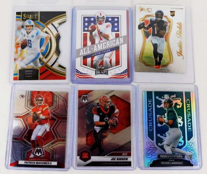 6 Quarterback Greats Football Card