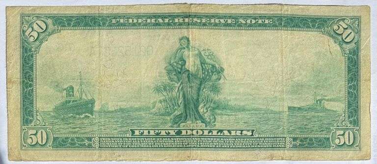 $50 Series of 1914 Chicago Large Size Note