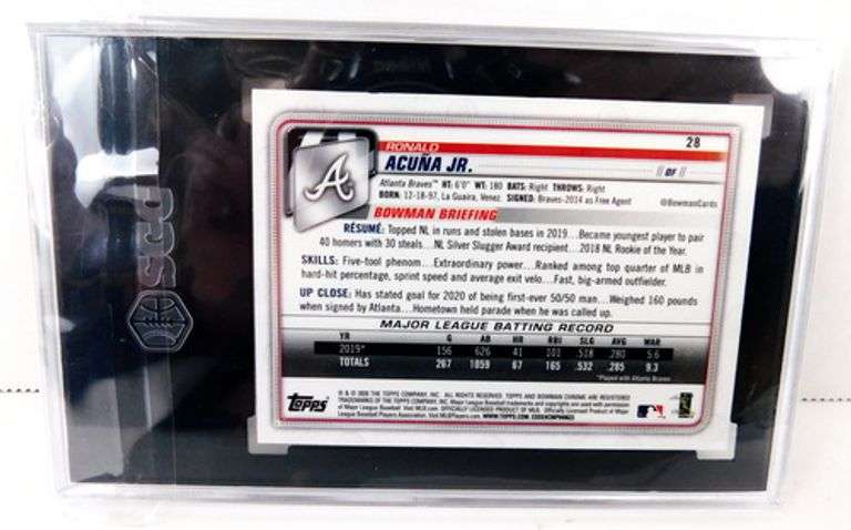 Ronald Acuna, Jr. 2020 Baseball Card, 10 GM