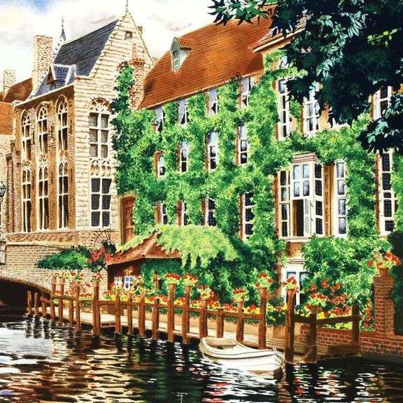 Open Window in Belgium by Medina, Juan