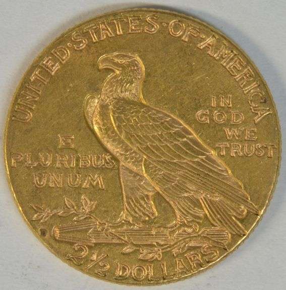 Splendid lustrous 1925-D US $2.50 Indian Gold Piece