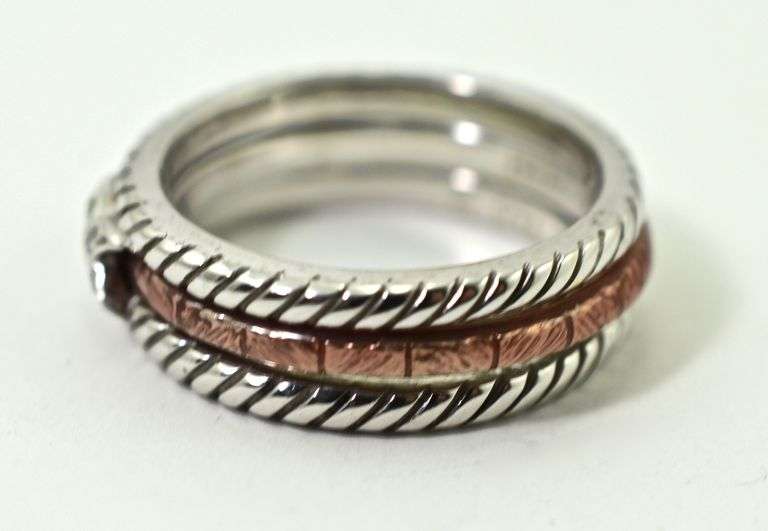 High-End 18K Hidalgo Insert Band Set