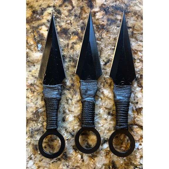 Lot of 3 Kunai Japanese Ninja Throwers