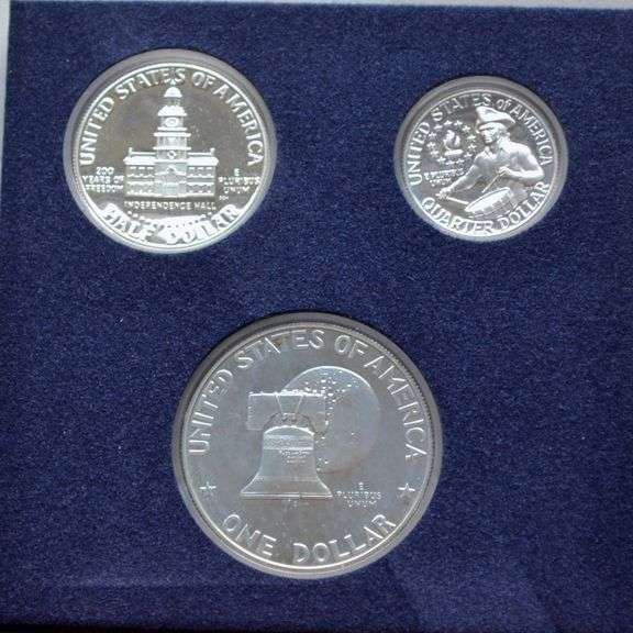 3 Gem 1976 3 Piece Silver Proof Sets
