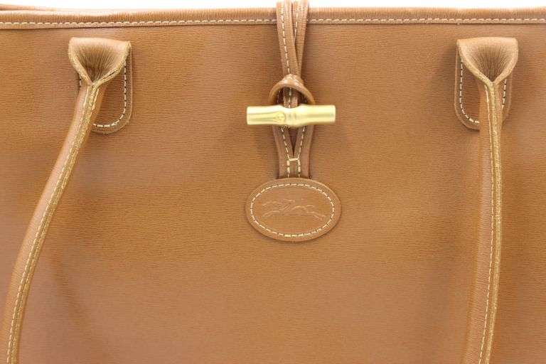 Longchamp Brown Leather Tote