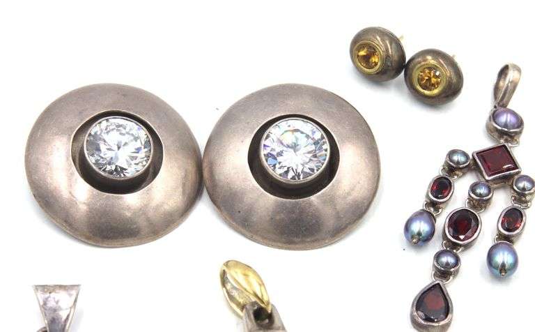 Vintage 925 sterling silver mixed jewelry