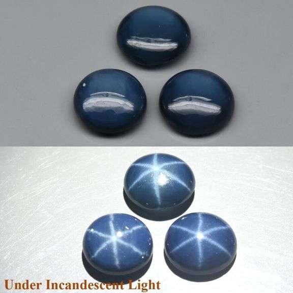 Stunning 2.85ct royal blue Star Sapphire set