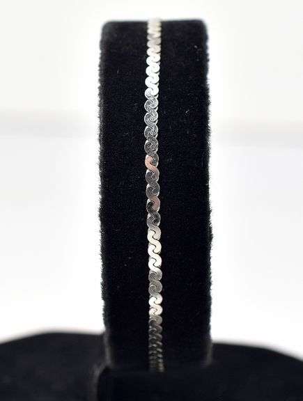 Snake Chain Bracelet in Sterling Silver