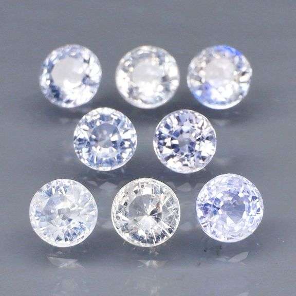 Collectors 2.38ct stonewashed denim blue Sapphire set