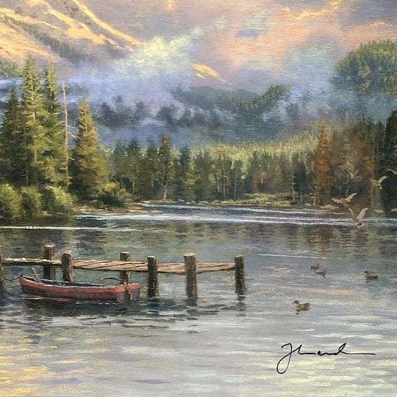 Lakeside Hideaway by Kinkade, Thomas