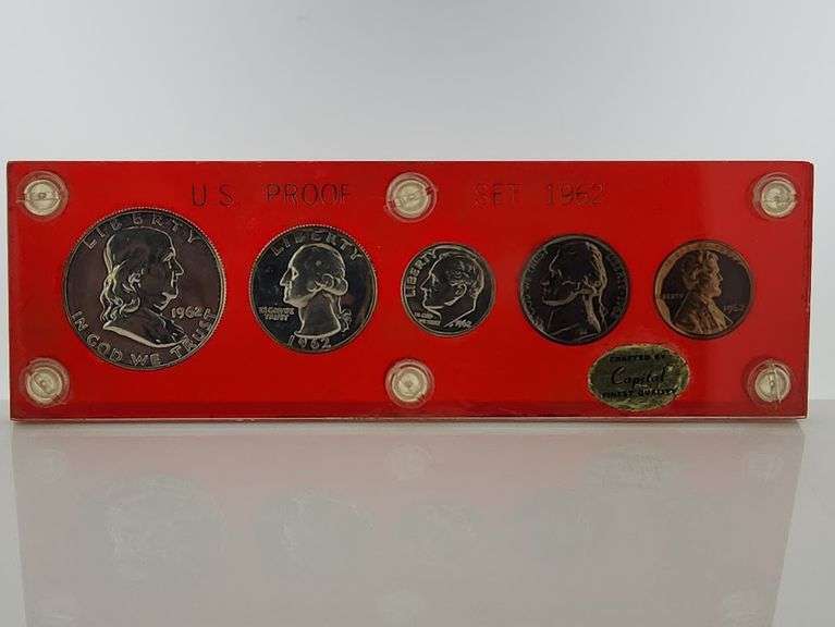1962 United States Proof Set - Capital Plastics Case