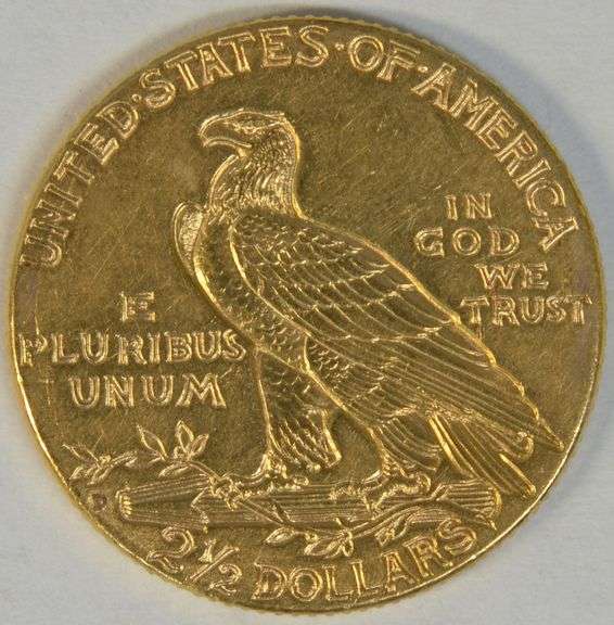 Blazing fully struck 1925-D US $2.50 Indian Gold Piece
