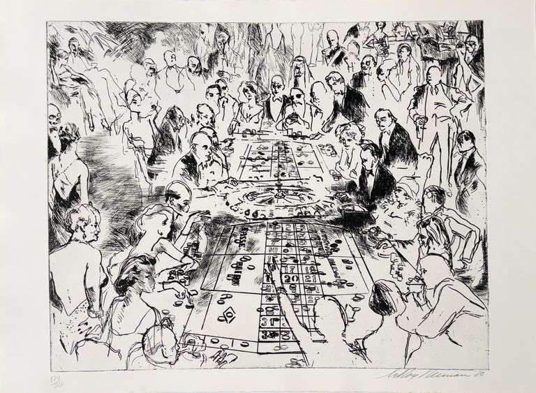 Highly Collectible LeRoy Neiman Signed Etching 1980